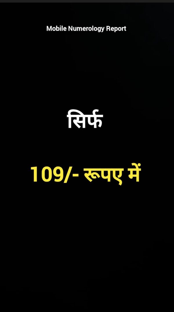 mobile numerology report